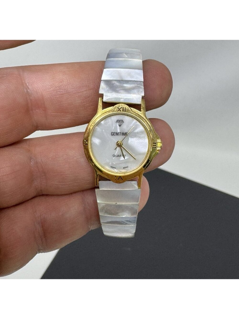 GemTime Mother of Pearl Watch Women For Parts Or Restore